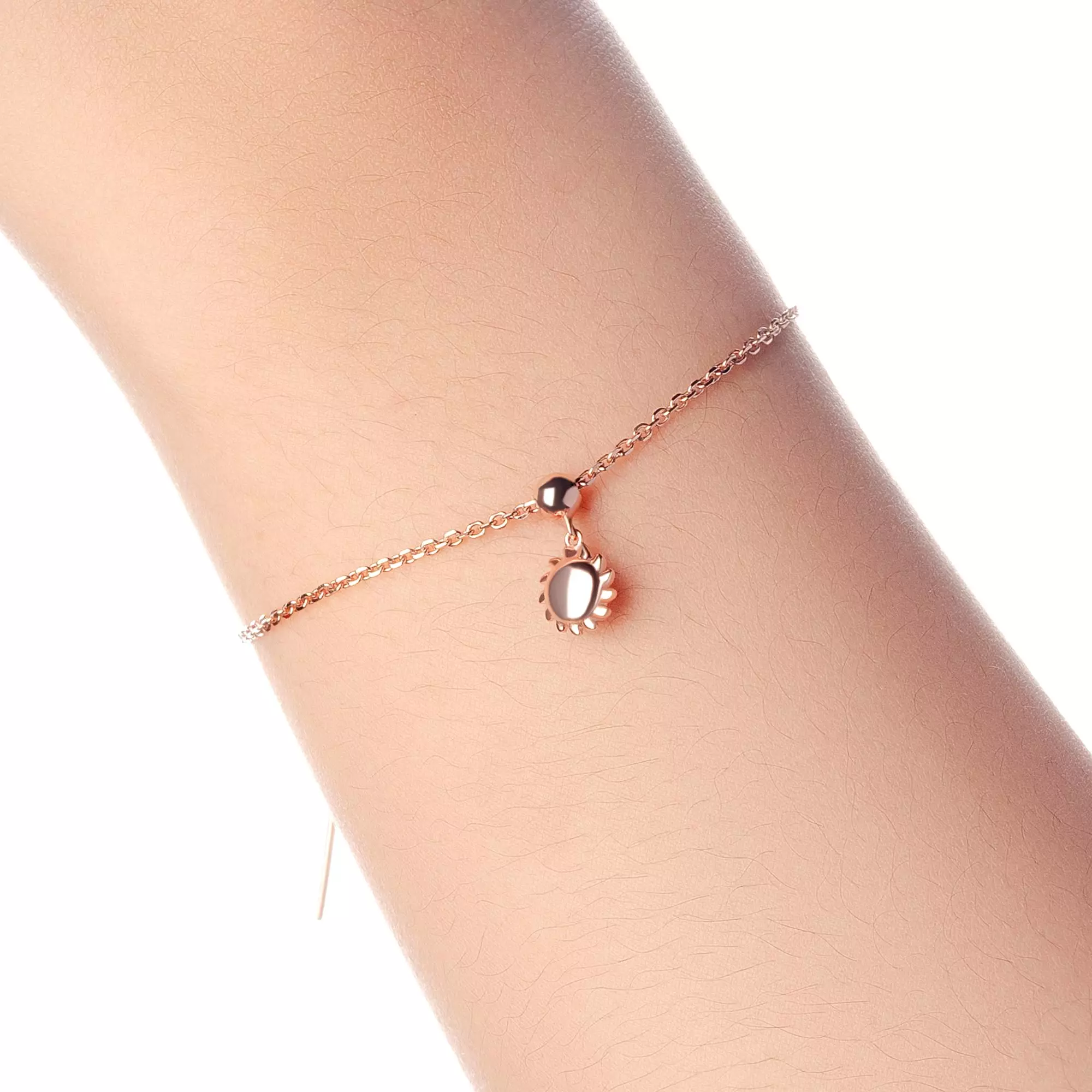 Liontin Emas 7k - Sun Gold Charm - With Love Collection - Cassandra Lee x Juene Jewelry
