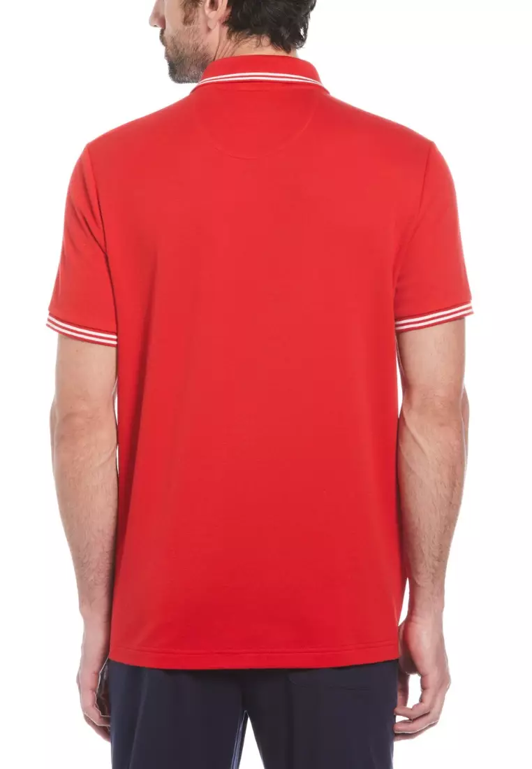 Jacquard Front Interlock Polo