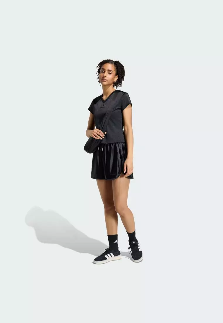 Lifestyle Seasonal Essentials Satin Shorts Women Black KH1605