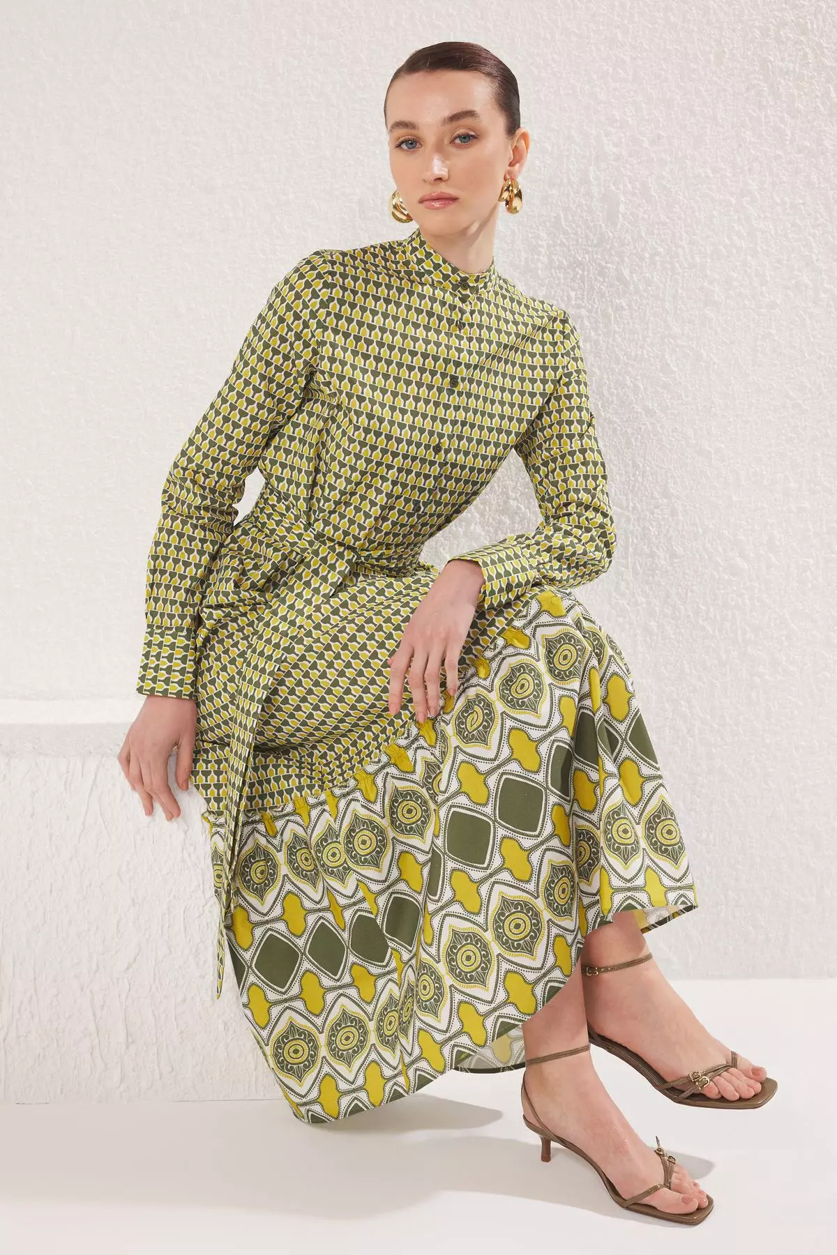 Patterned Woven Dress