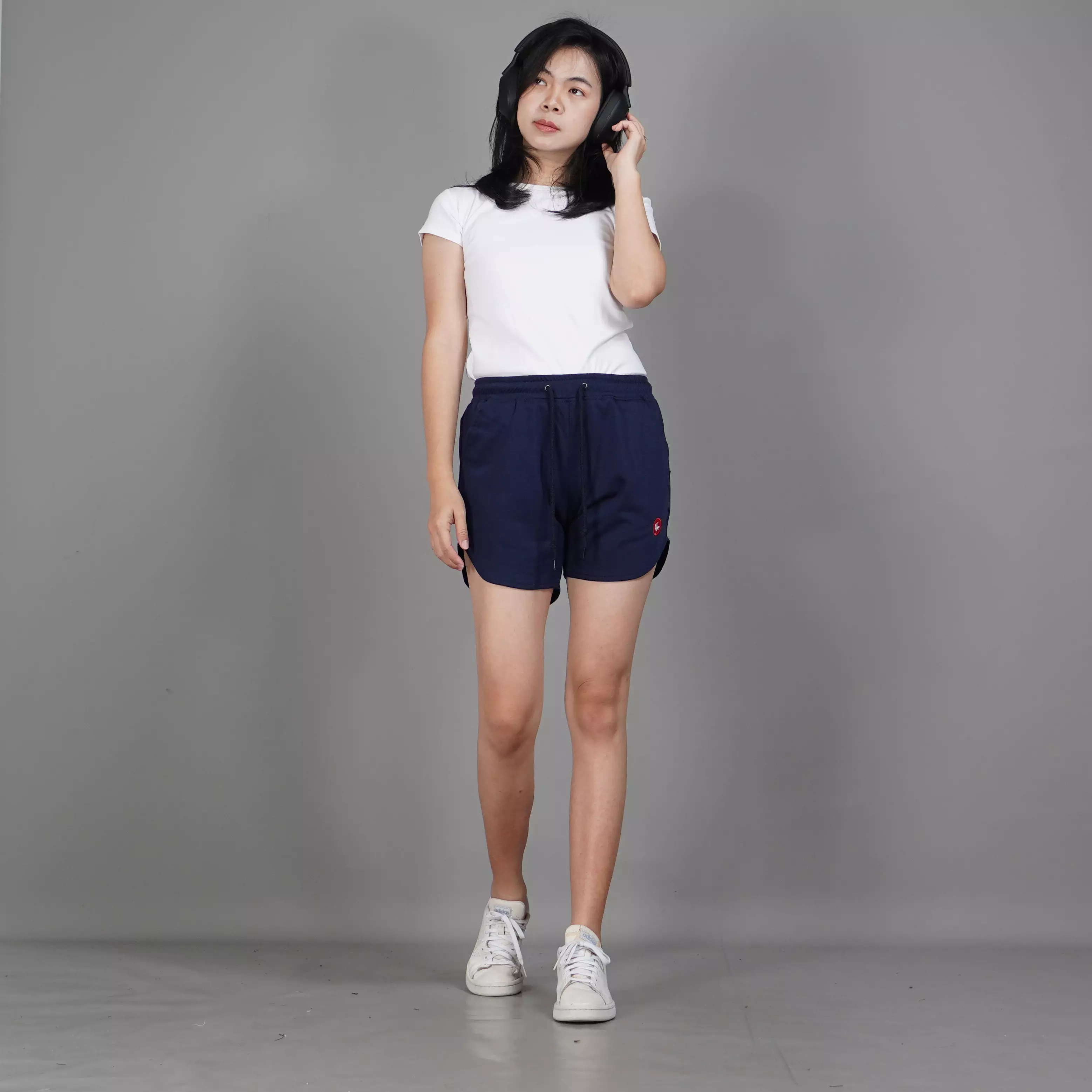 MINI Celana Pendek Wanita Hot Pants Sport Pants Wanita - NAVY