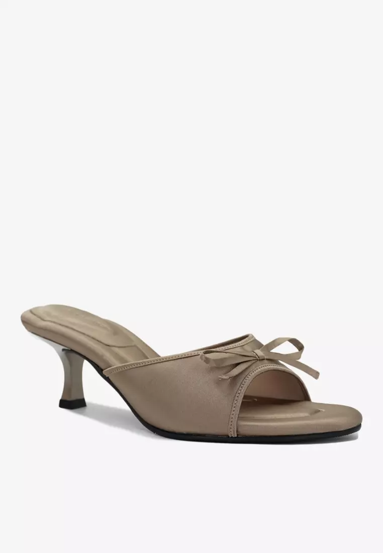 Dr Cardin Women Lush Eve 2-inch Heels | Satin | Suede L-RNZ-9339