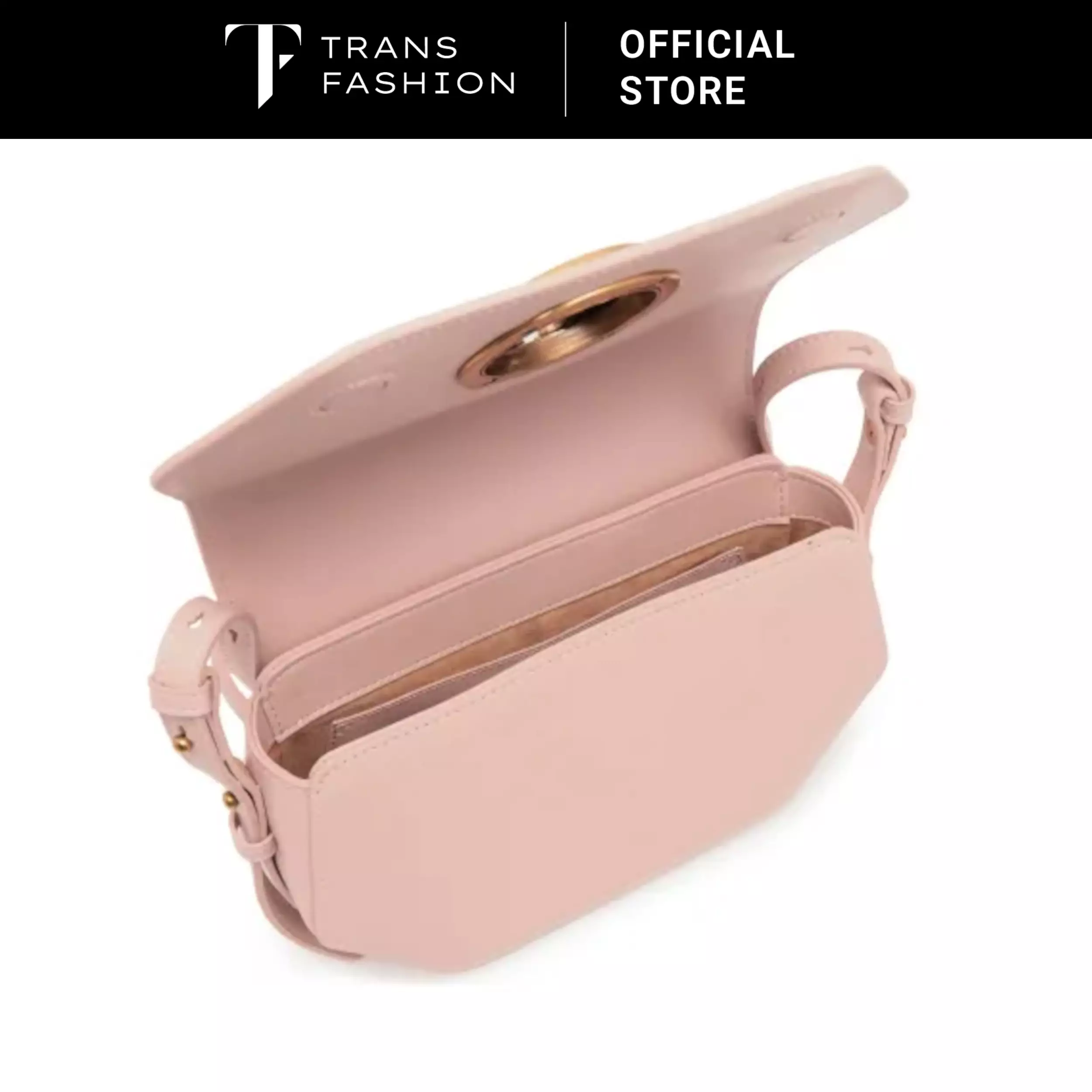 PINKO LOVE CLICK EXAGON MINI VITELLO