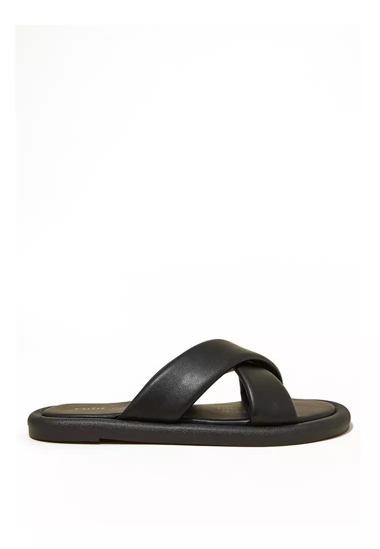 Buy Rubi Paige Padded Crossover Slide Sandals 2024 Online | ZALORA ...