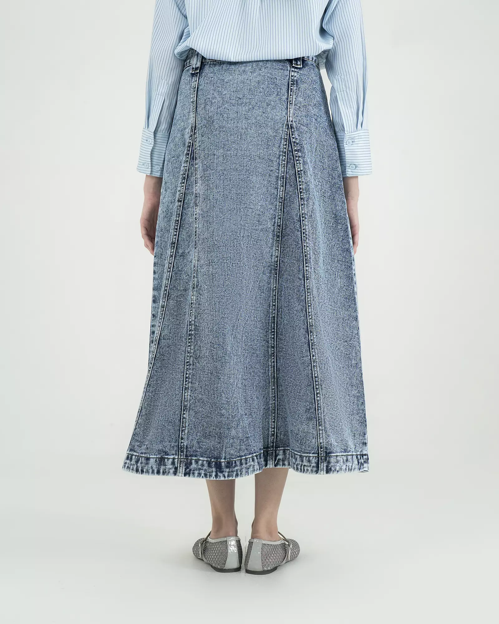 Geulis.id DEIA DENIM SKIRT - Lightdenim