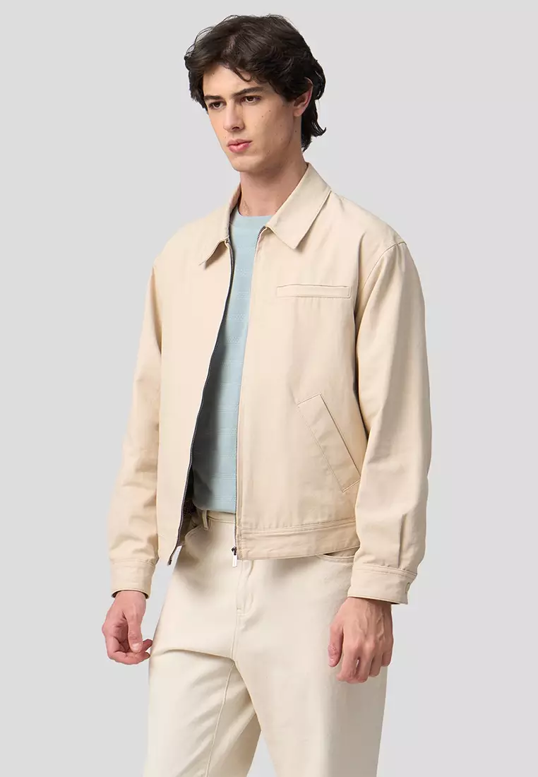 Regular Fit Zip Up Jacket