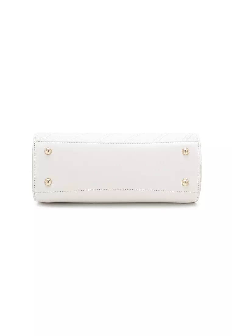 Top Handle Bag / Sling Bag / Crossbody Bag - White