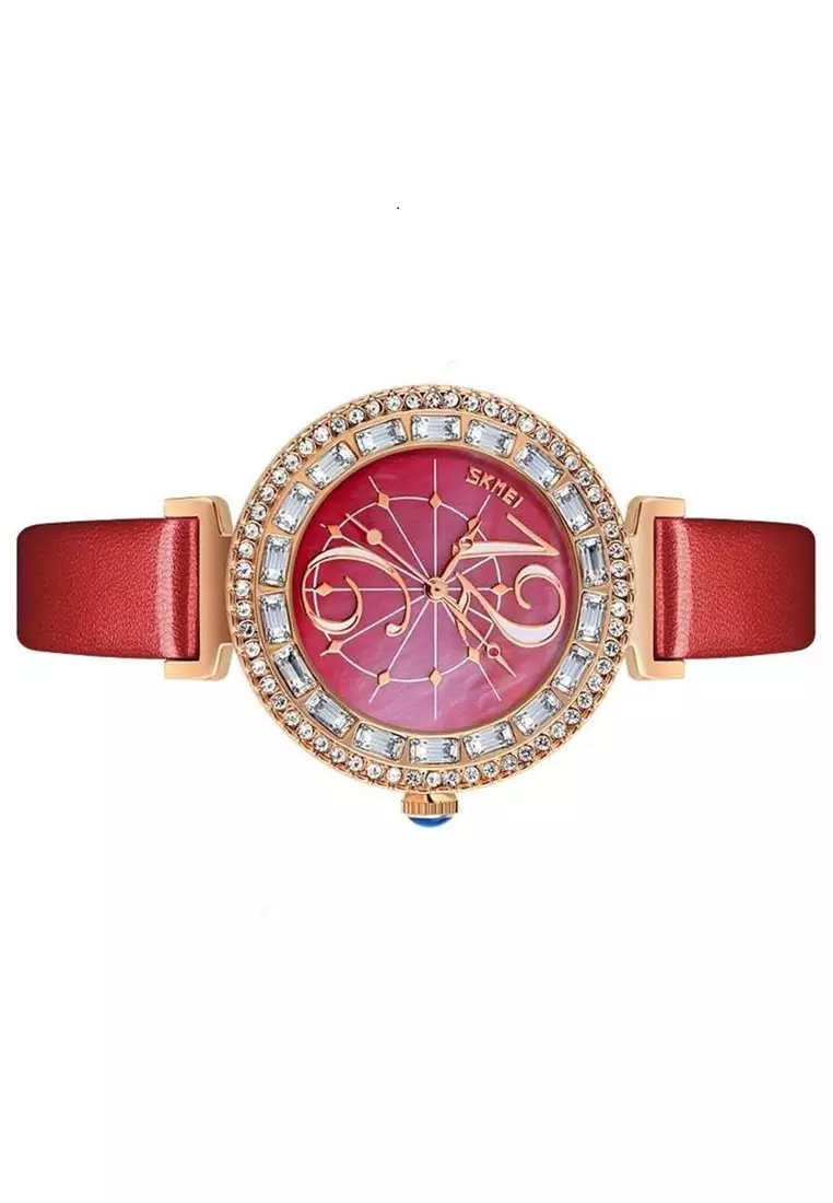 Jam Tangan Analog Fashion Wanita Waterproof 30m Strap Tali Material PU Leather MC49 ORIGINAL