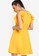 ZALORA yellow Ruffles Detailed Fit And Flare Dress 8DE62AA4268866GS_2