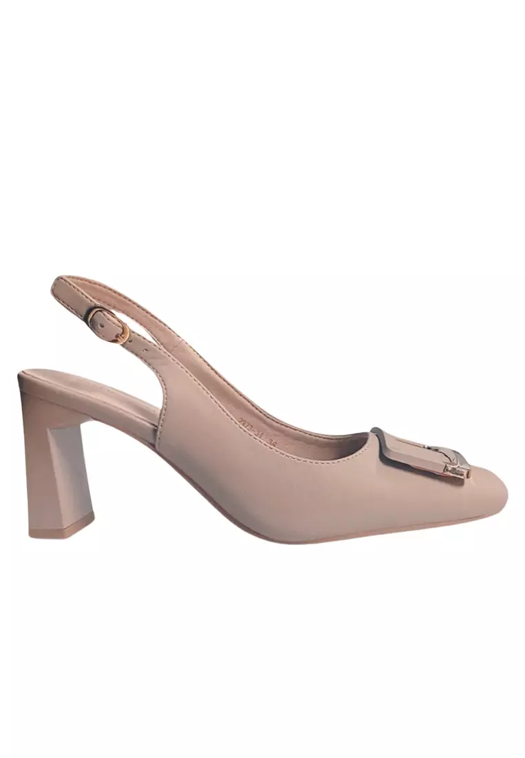 Discount on Twenty Eight Shoes  shoes - SKU: 7cm Metal Buckle Square Toe Sandals By2373-20-1