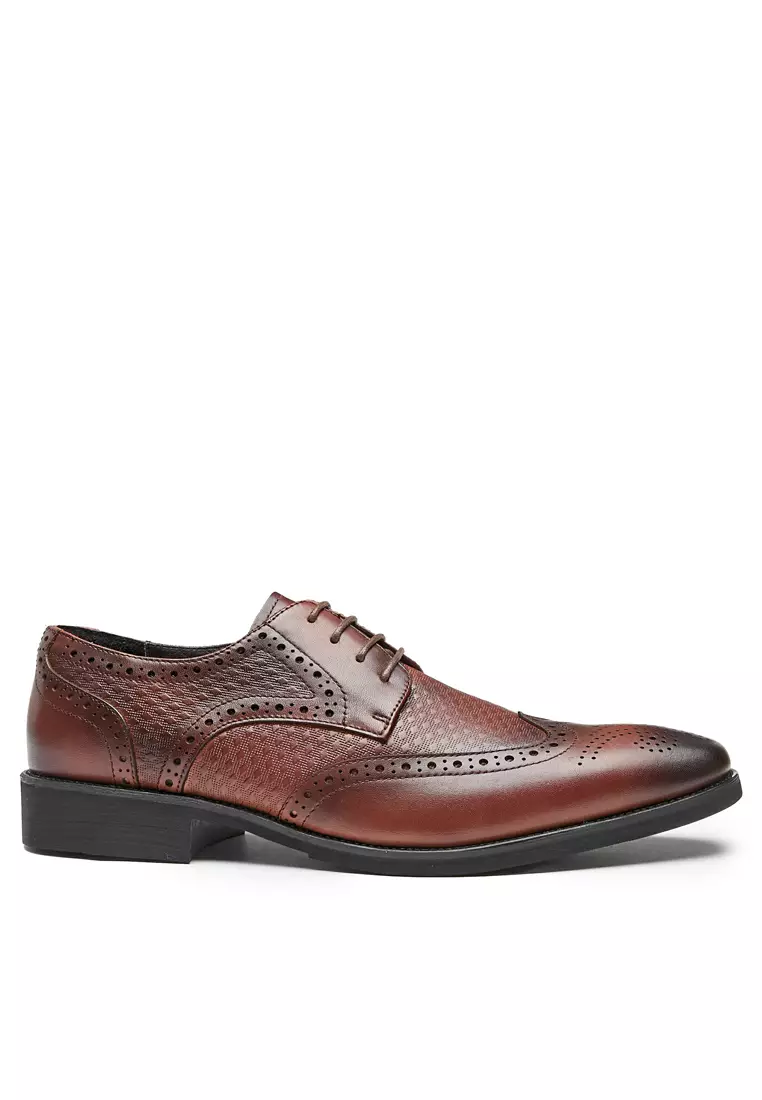 Discount on Twenty Eight Shoes  shoes - SKU: Brogue Grain Leather Derby Shoes Kb21018-6