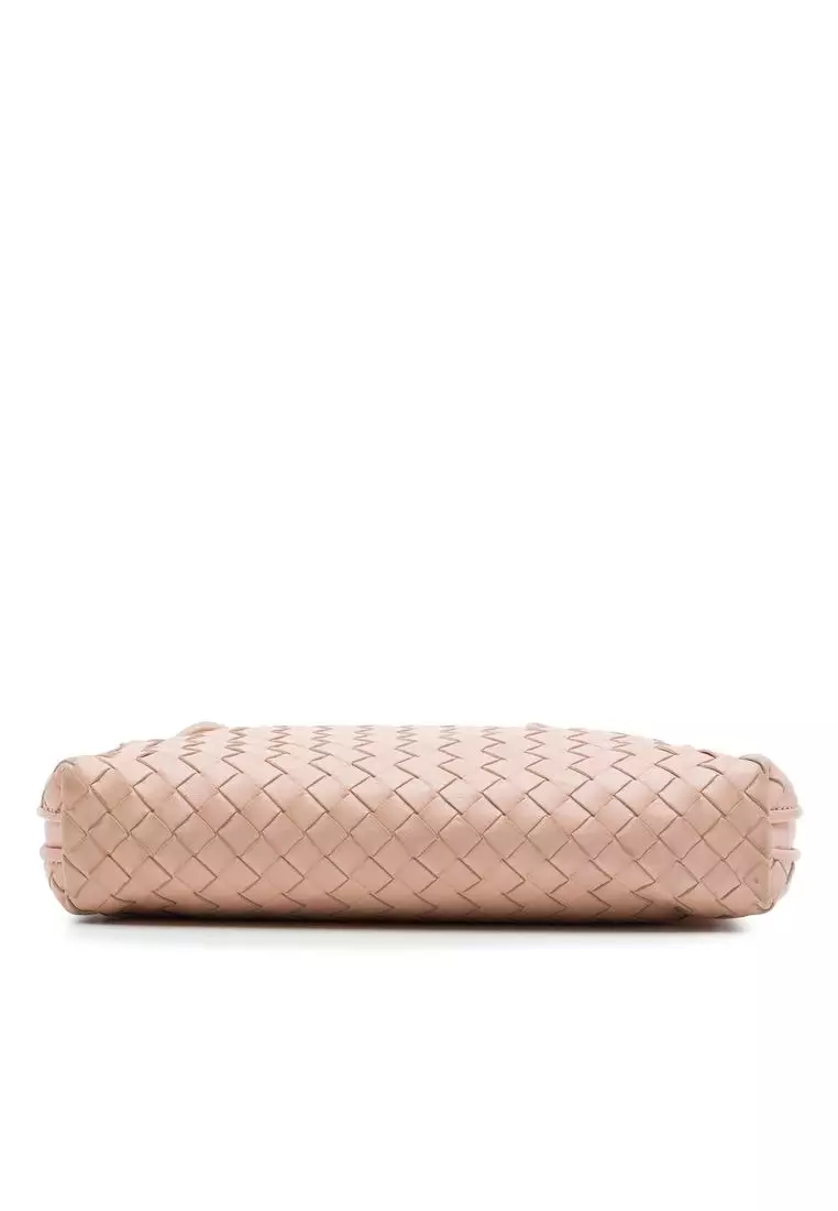 Pre-Loved Bottega Veneta Nappa Intrecciato Nodini Crossbody