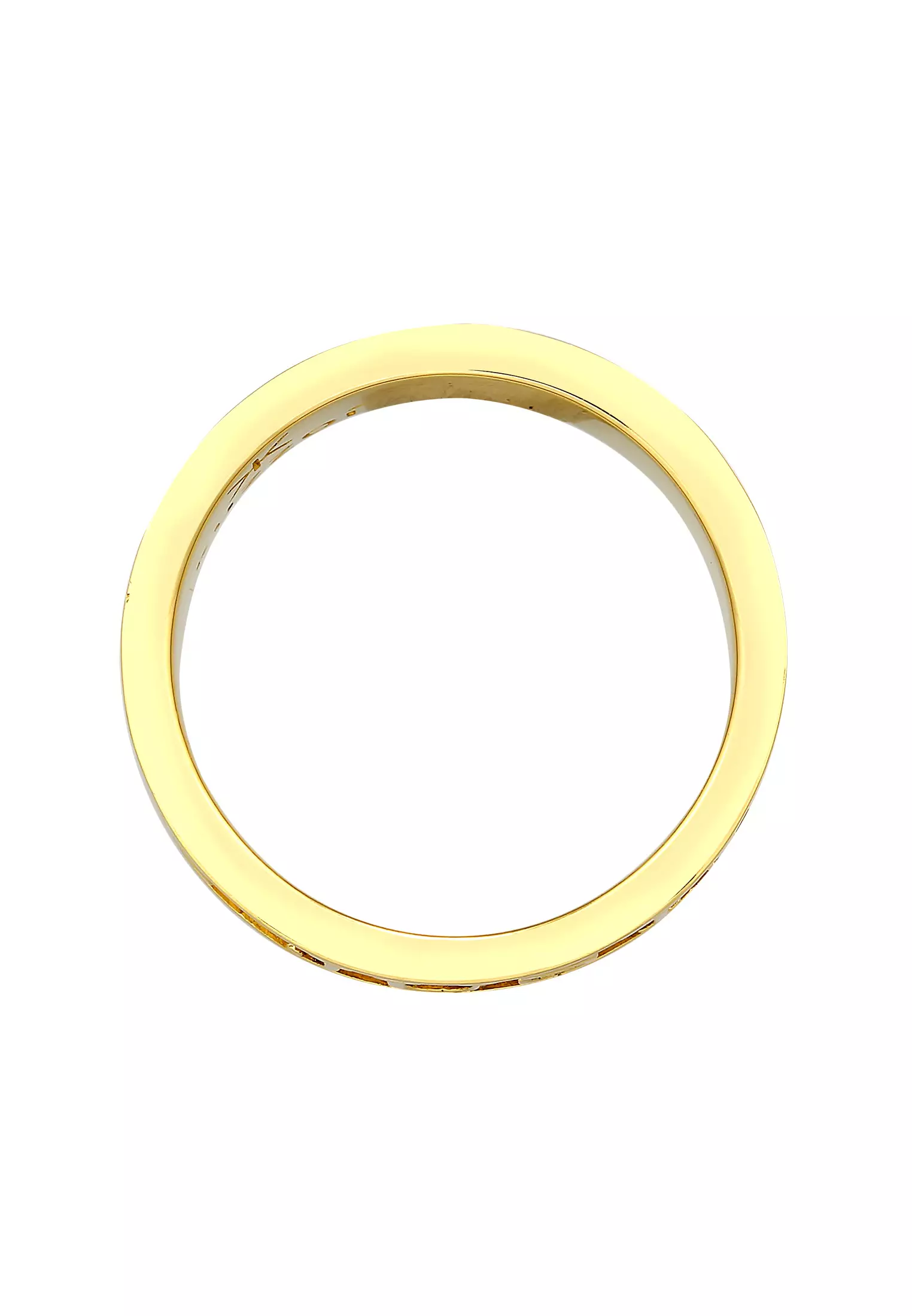 Men's Silver Justicia Veritas Band Ring – Gold-Plated