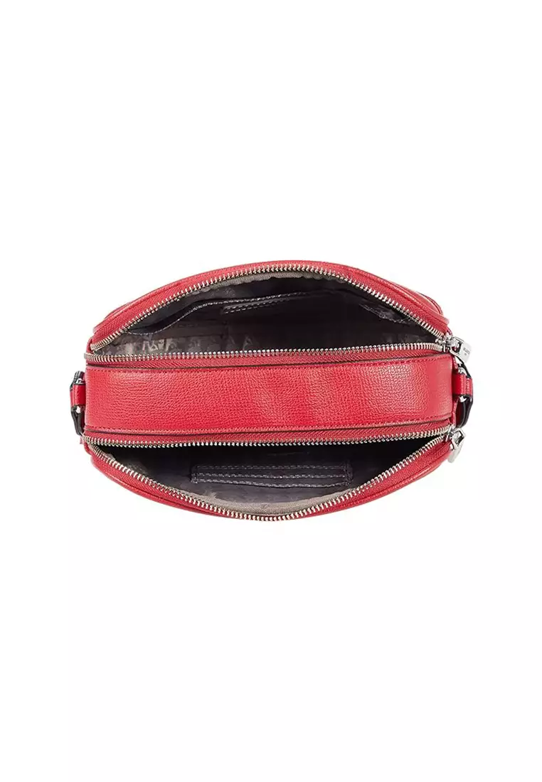 Karl Lagerfeld Maybelle Camera Crossbody Bag - Red