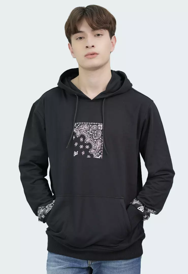 LGS Street - Hoodie - Gambar Sablon - Hitam - SH.10.H034.003.C