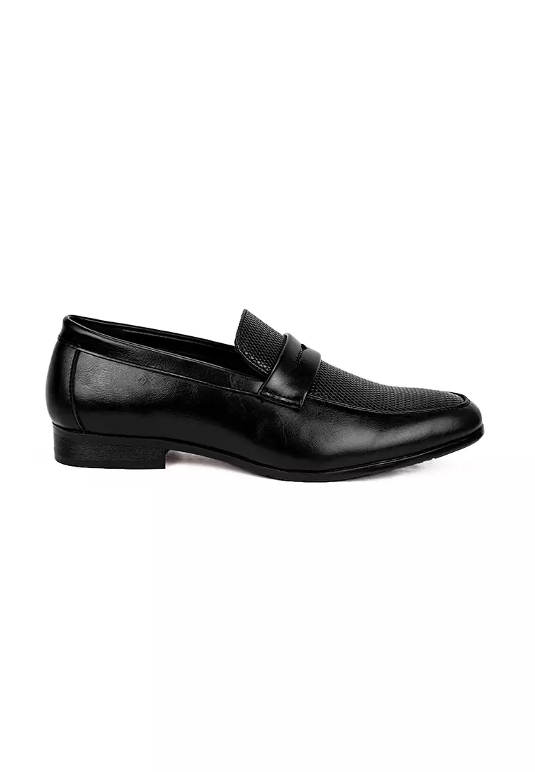 Men's Formal Slip On Shoes MW 22278 Black C17