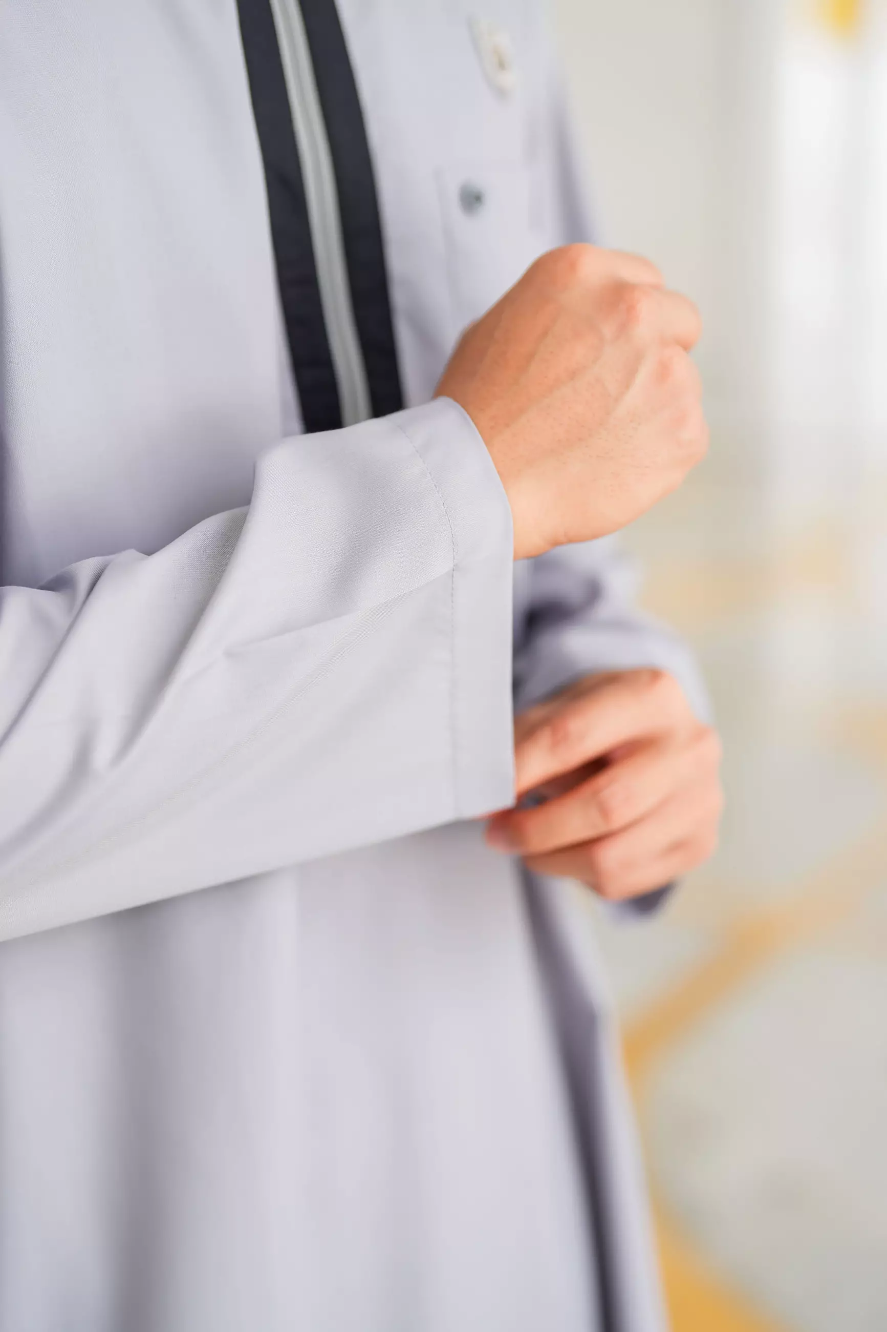 Koko Jubah Gamis Pria  Arfan Grey Regular Fit