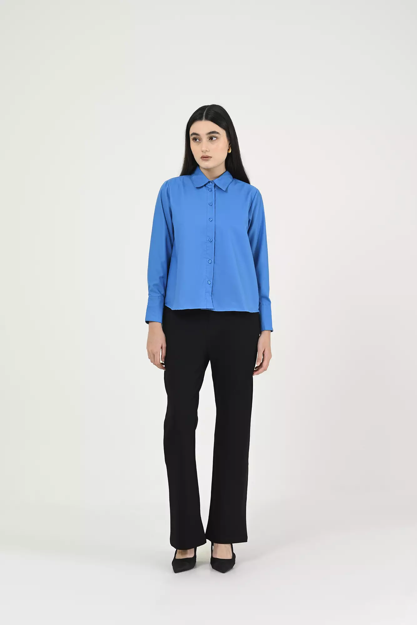 Geulis.id PORIKA SHIRT - Blue