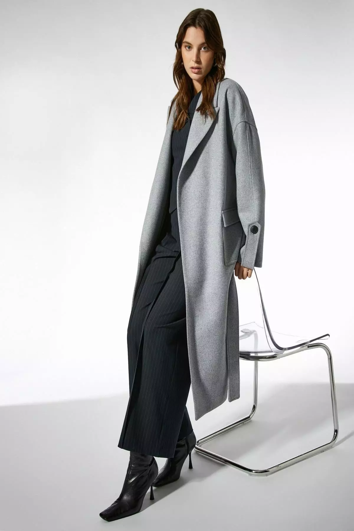 Next grey wool coat online