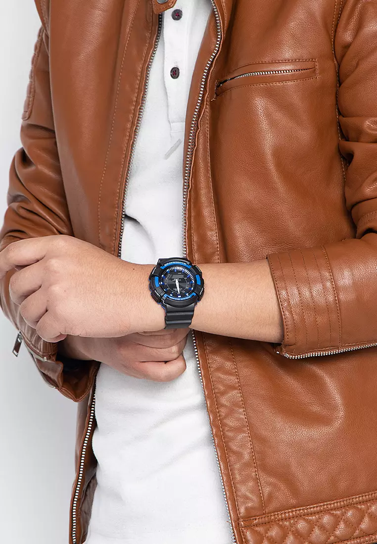 Solar Digital Analog Watch AD-S800WH-2A2