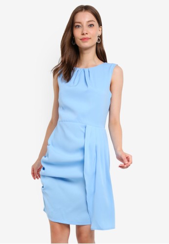 Jual Paper Dolls Mini Asymmetric Drape Dress Original Zalora Indonesia