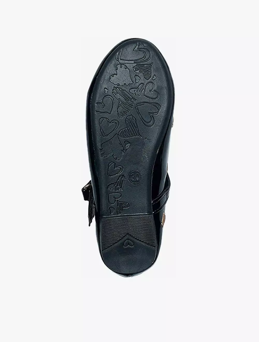 Payless Stella Belle Childrens Emma Toddler Flats - Black_07