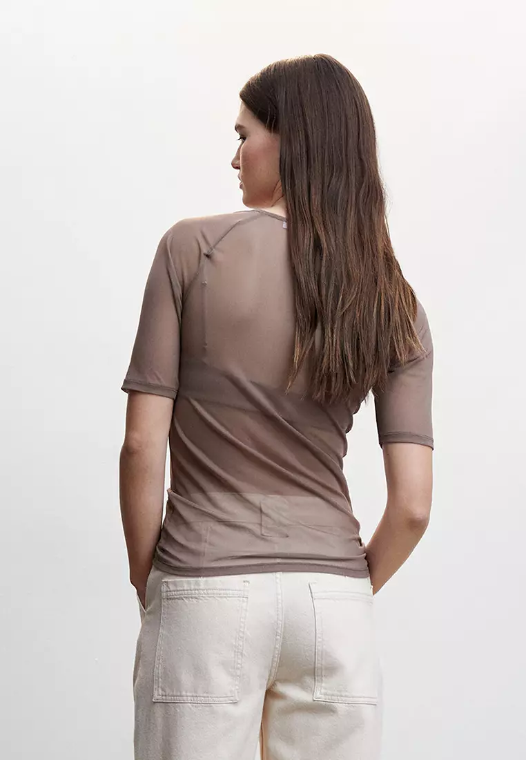 Semi-Transparent Bra Top