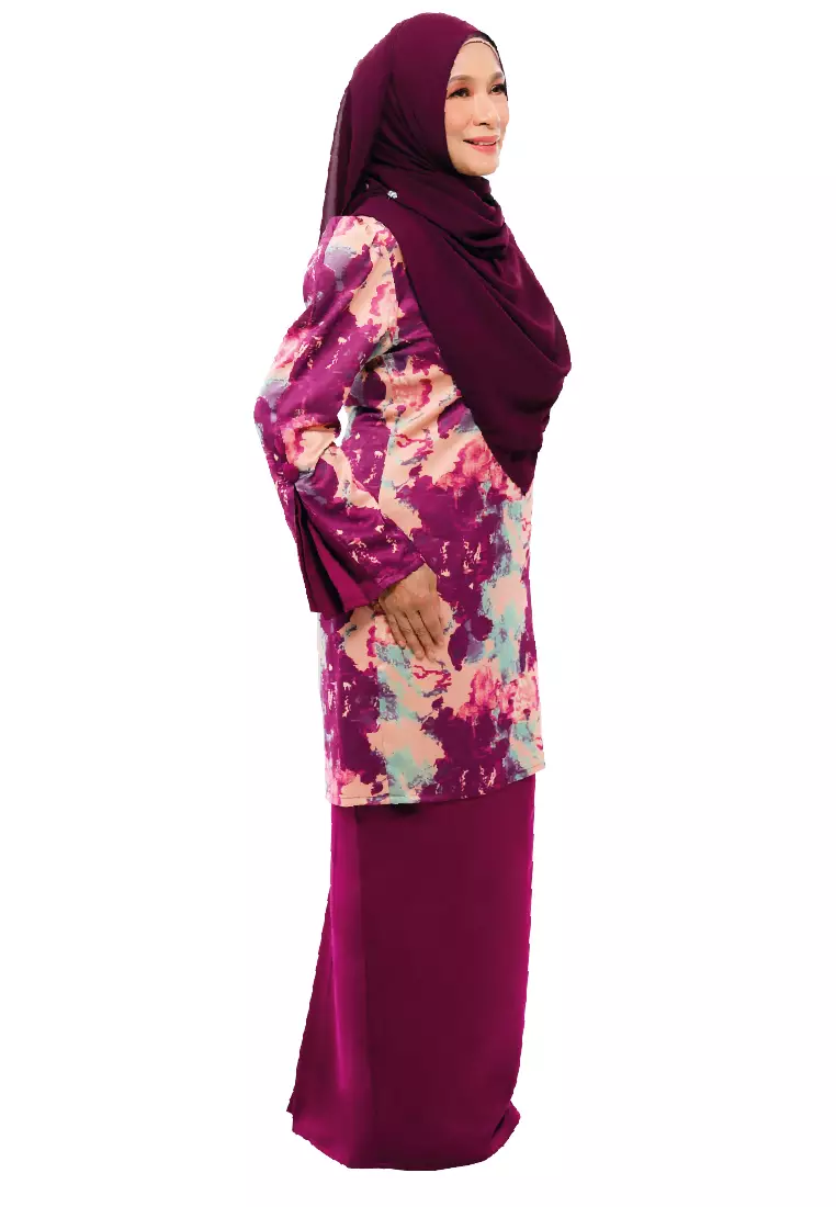 Buy SARIMA Kurung Cendana Tyrian Purple Online | ZALORA Malaysia