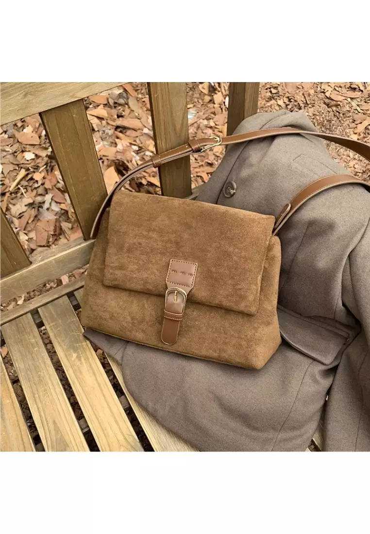 Drews Brown Shoulder Shopper Bags