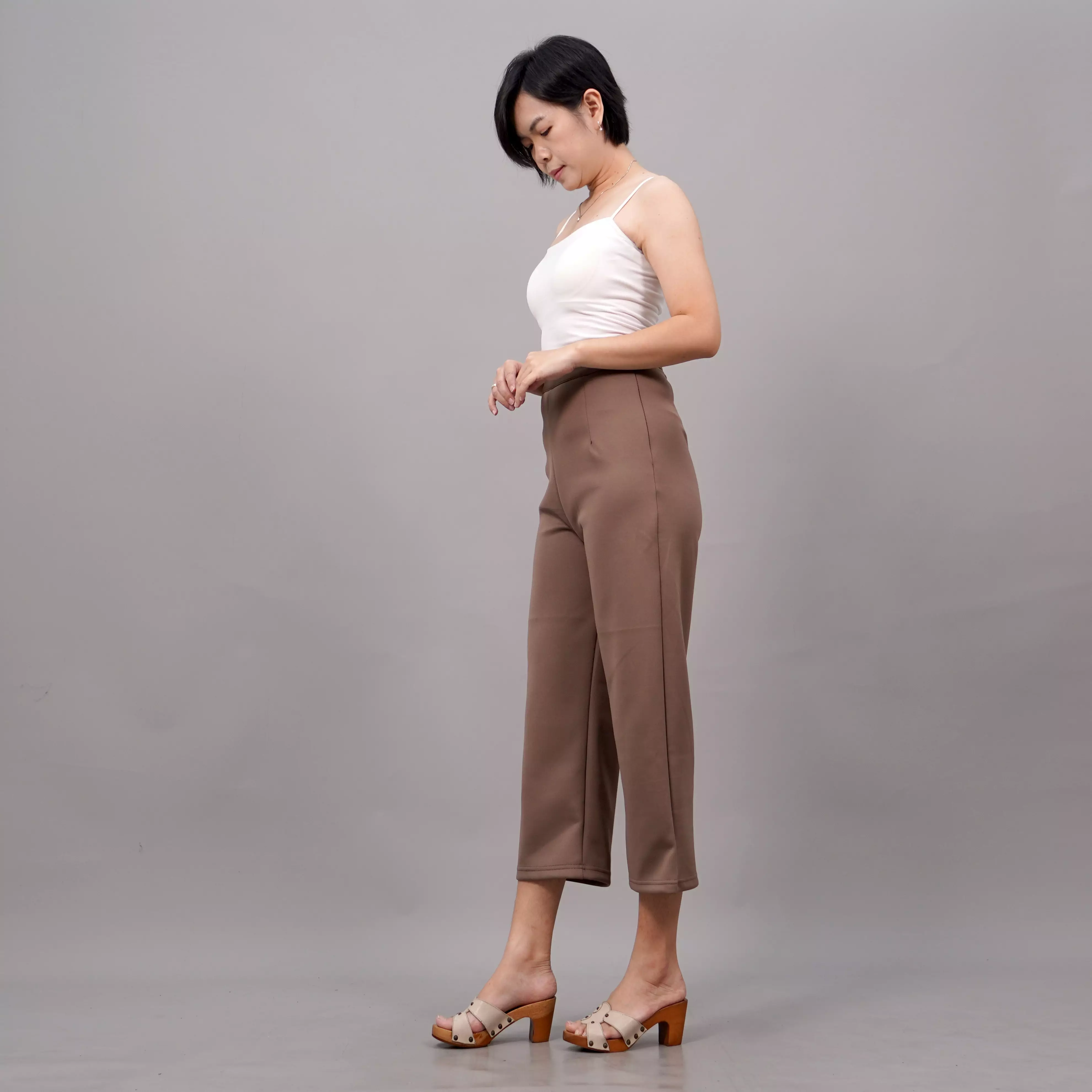  LISA Celana Kulot Wanita Gaya Korea Cullote Pants Korean Style - COKSU