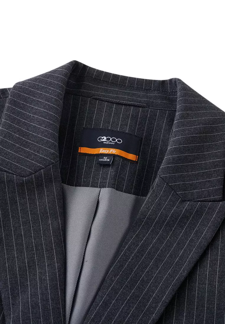 Long Sleeve Easy Fit Suit Blazer