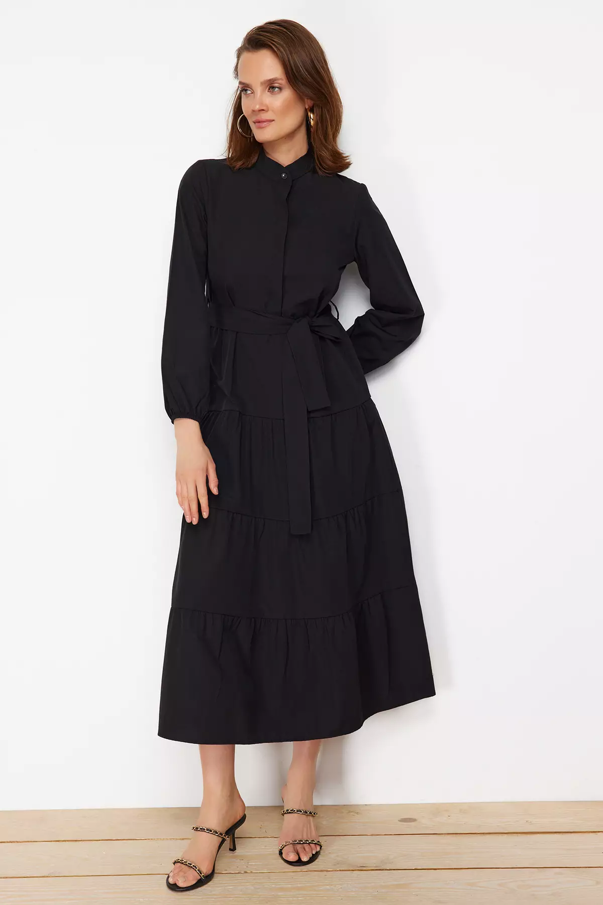 Belted Maxi Dress