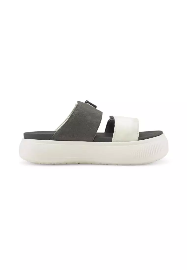 Puma grey clearance suede flip flops