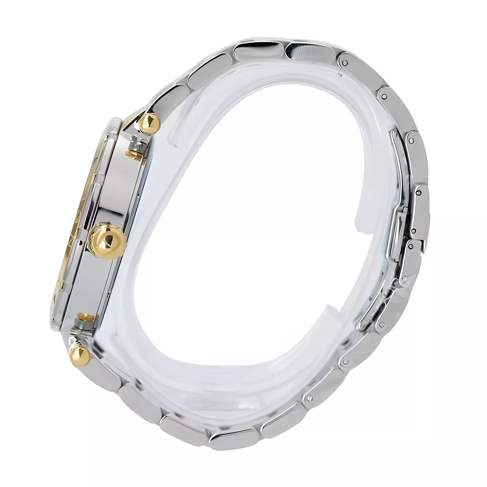 AIGNER Vigevano - Jam Tangan Pria - White Dial Dual Tone Stainless Steel - AGW.235001