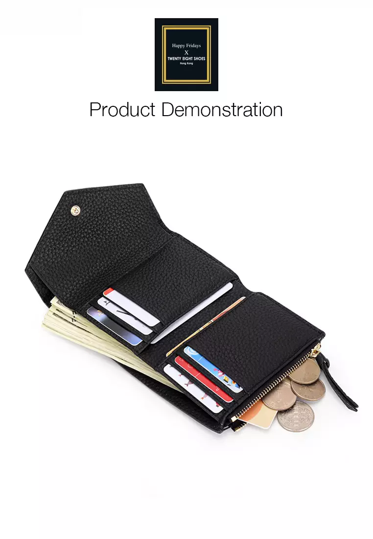 Full Grain Leather Tri-Fold Wallet JW YT-6923