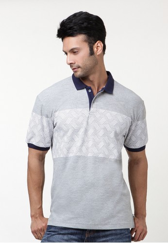 Polo Shirt Geometric Print
