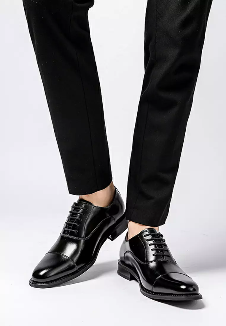 Leather Cap Toe Business Shoes MK5011-2