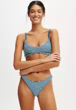 Blue/Black Terry Stripe