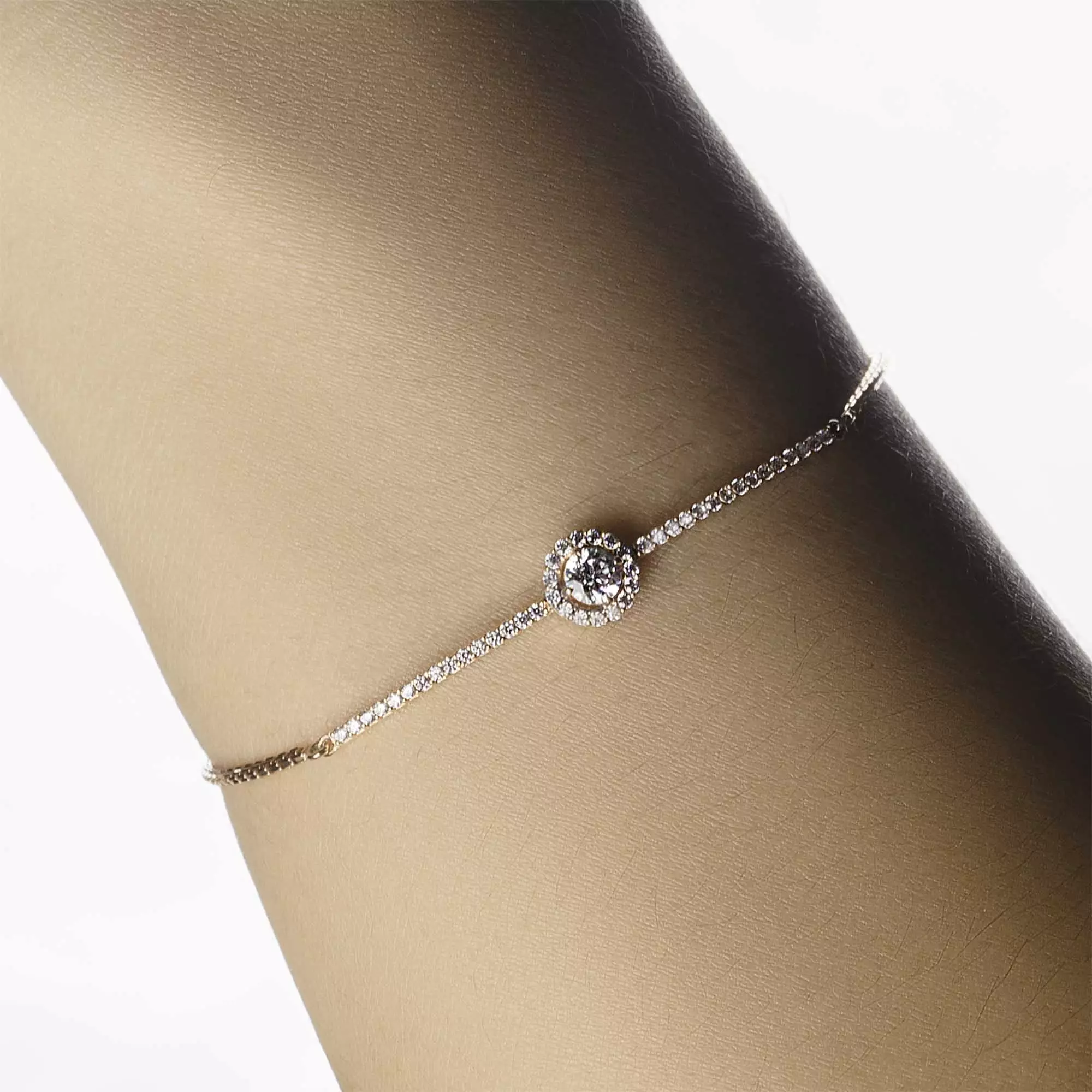 Gelang Serut Emas 7k - Vivian Gold Bracelet - Eternal Collection - Juene Jewelry