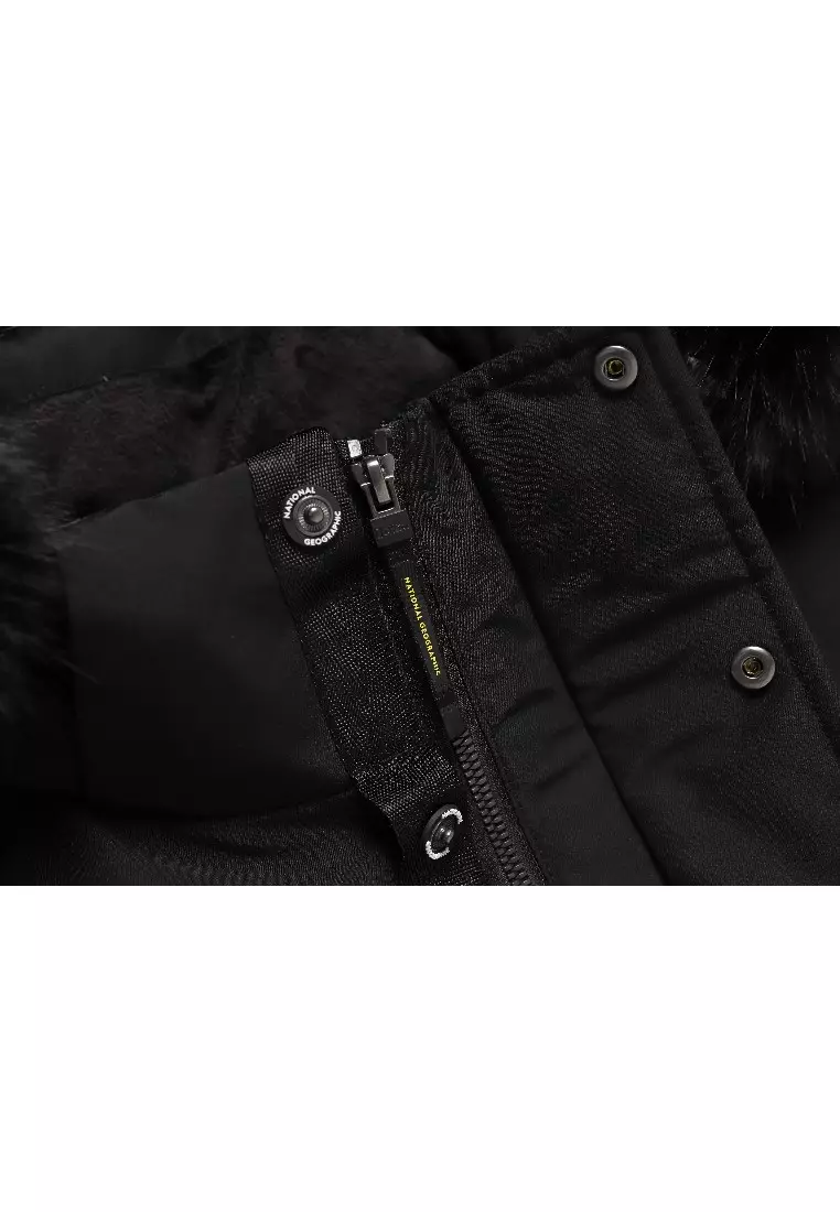 女裝TARUGA毛邊連帽羽絨外套