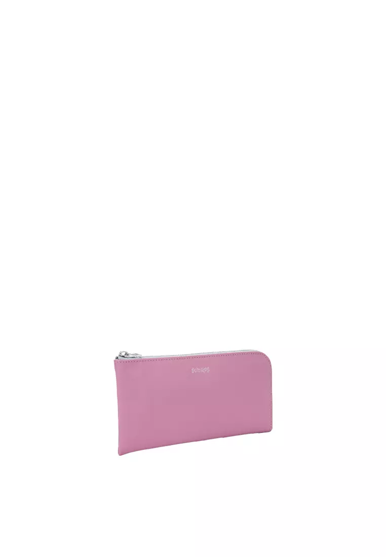 L-Zip Long Wallet - Candy Pink