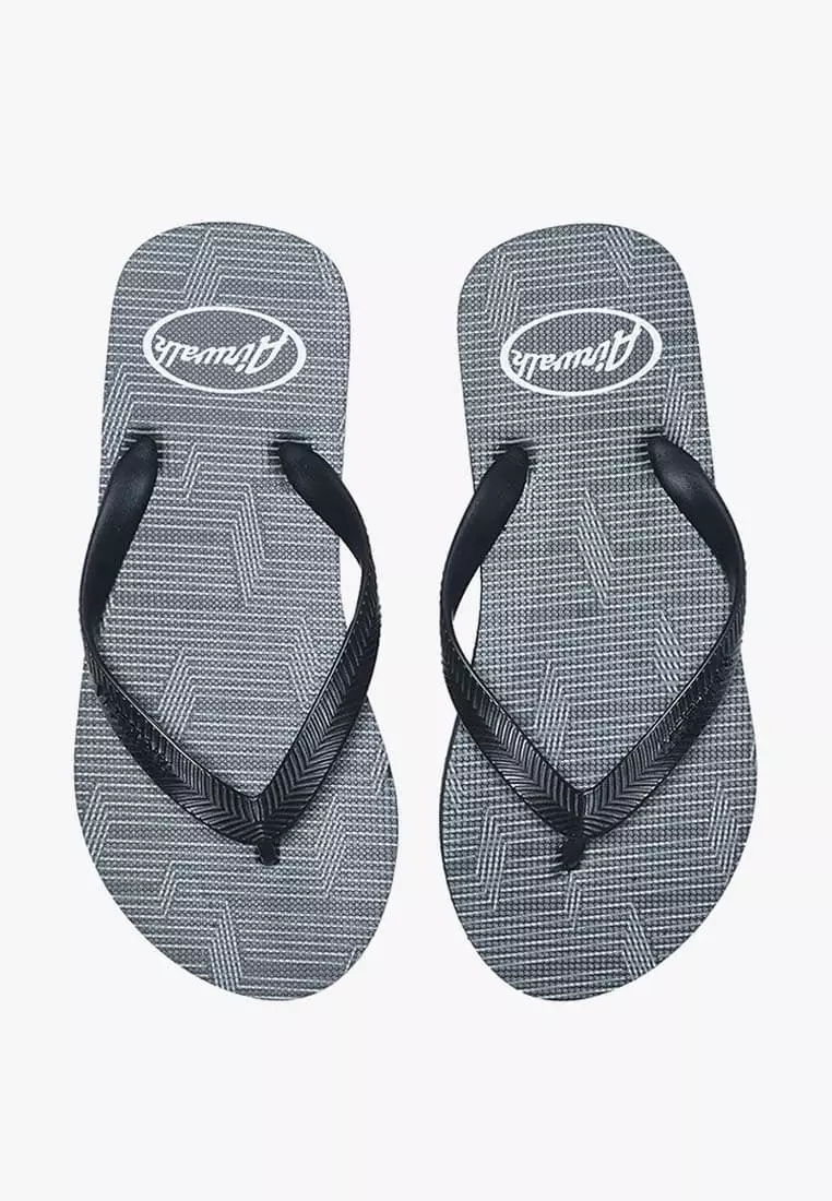 Airwalk black flip flops store