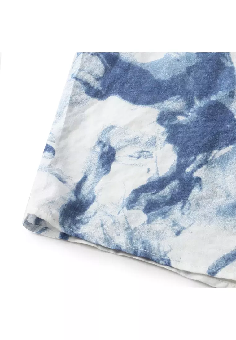 Hawaiian Print Short-Sleeved Shirt YL-C97