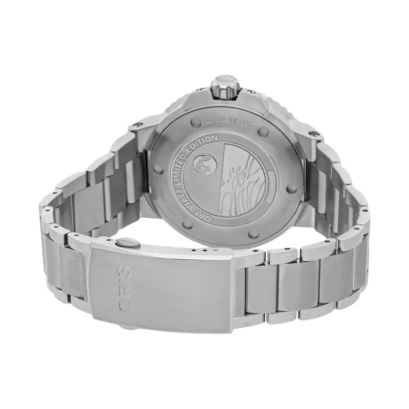 Jam Tangan Pria Oris Aquis 01-761-7765-4185-Set Dat Watt Northern Hemisphere Stainless Steel Strap LIMITED EDITION