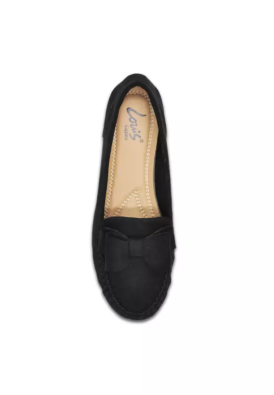 Bow Suede Loafers
