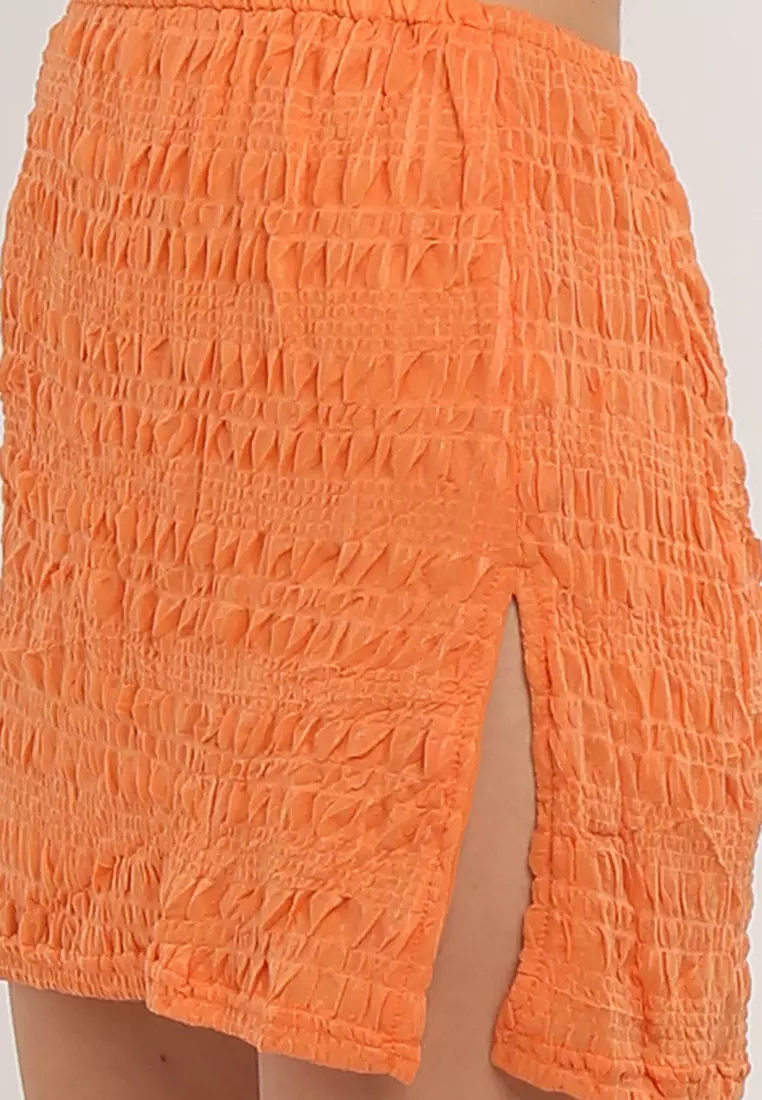 My Type Ruched Mini Skirt