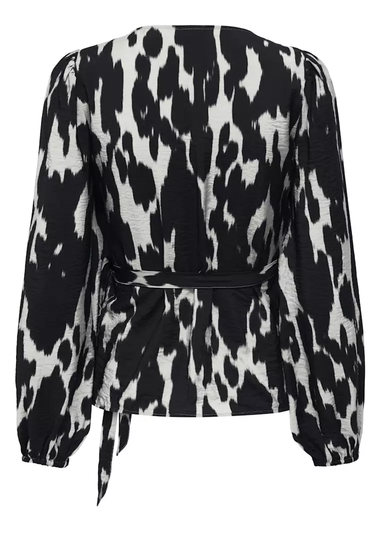 Long Sleeve Wrap Top