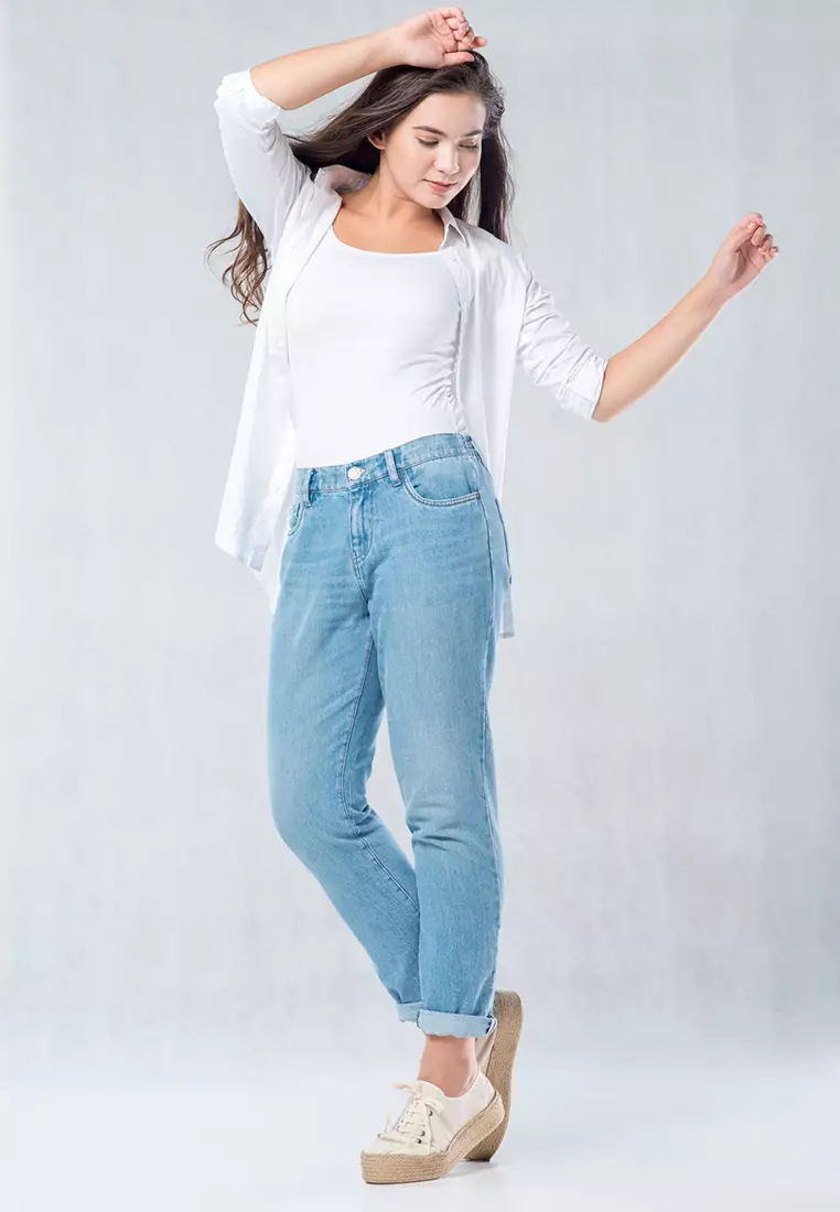 Zunita Blue Boyfriend Denim