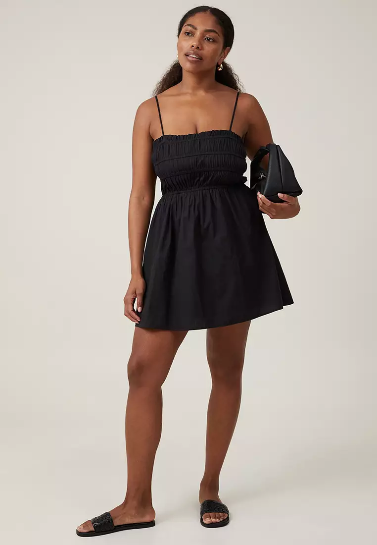 Maddy Contrast Trim Mini Dress