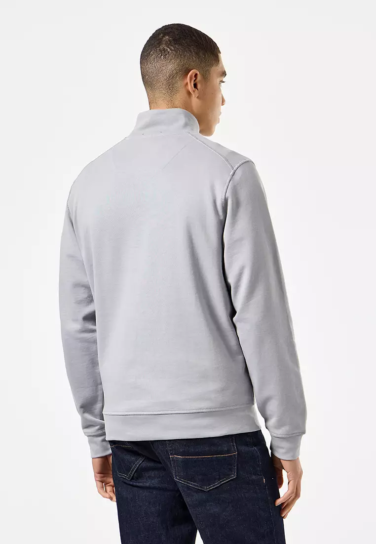MENS SMOKEY KRAVIZ 1/4 ZIP WITH PARACHUTE DETAIL